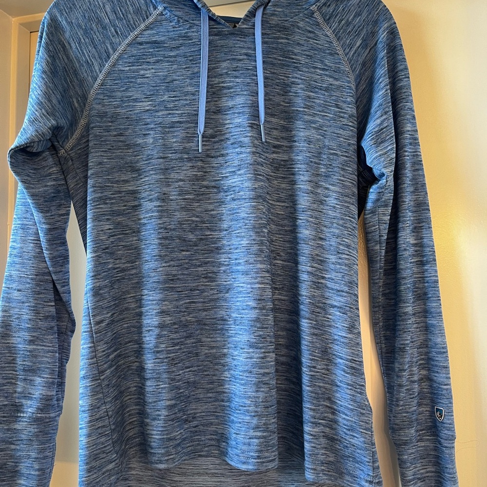 Womens Kuhl Blue Long Sleeve Hoodie size L